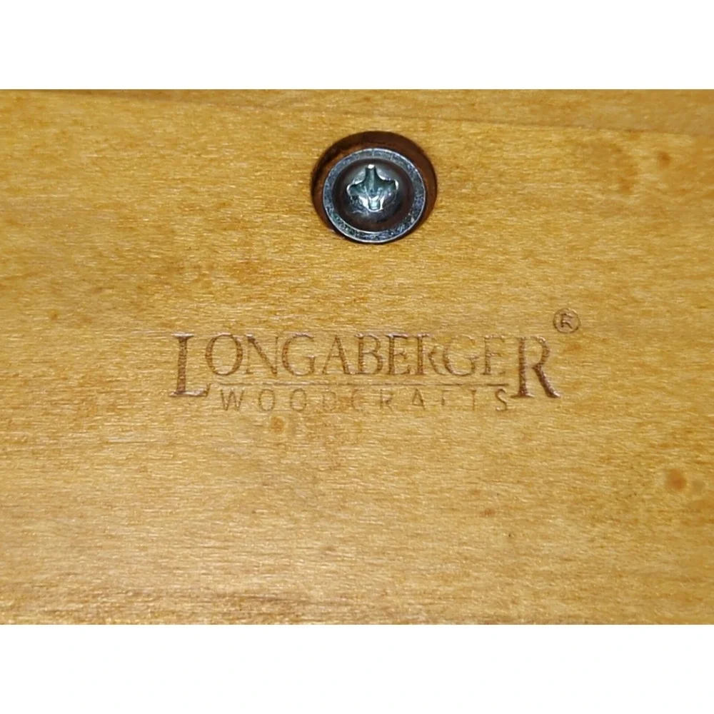 Longaberger Woodcrafts 1997 Traditions Fellowship Wood Lid only for basket